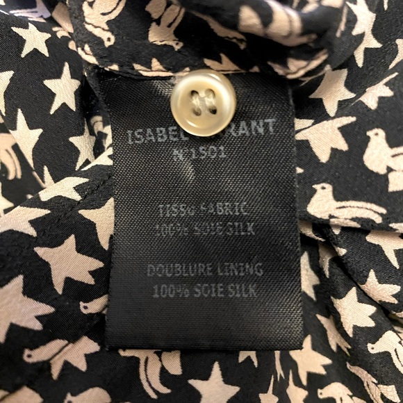 Isabel Marant Etoile Starry Silk Top Blouse - Picture 12 of 16